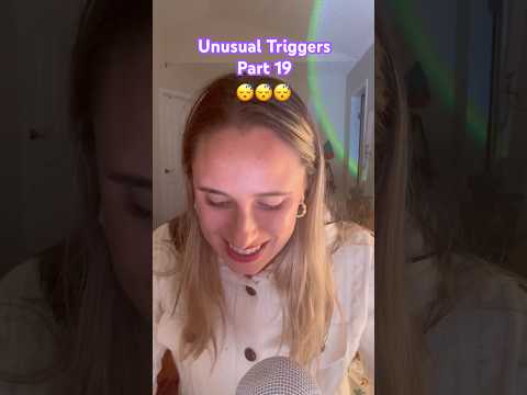 Unusual Asmr triggers 😴 #asmr #asmrsound #sleepsounds #sleepwhispers #asmrvideo #oddlysatisfying