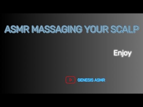 ASMR 1 Hour of Fluffy Mic Sounds, Massaging Your Scalp, Brain Massage, Sleep Time (No Talking)