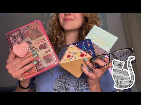 ASMR Relaxing Book Triggers (page turning, tapping, reading)