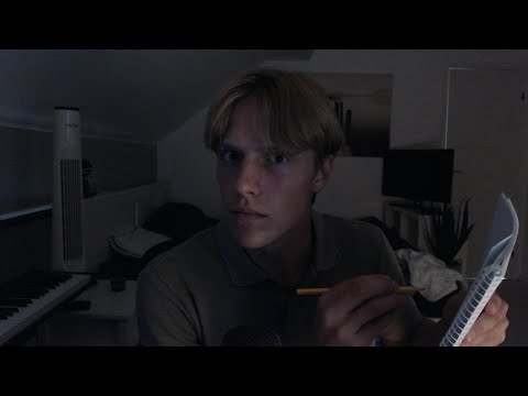 Drawing You ASMR (it's BEAUTIFUL!)