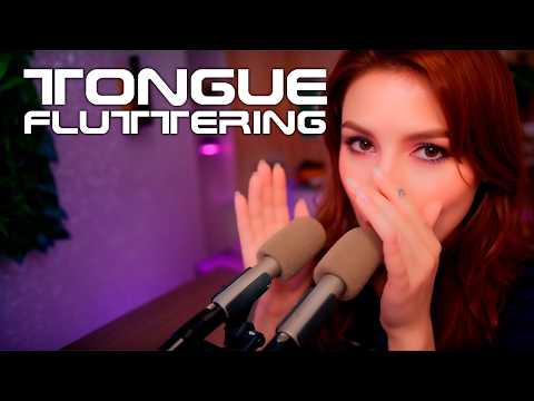 ASMR Tongue Fluttering and Breathing💎 No Talking, For Sleep