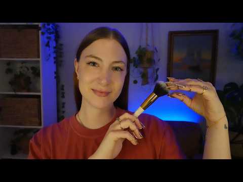 ASMR Sleepy Face Brushing & Hand Movements ✨ 50K Subscribers Ramble!