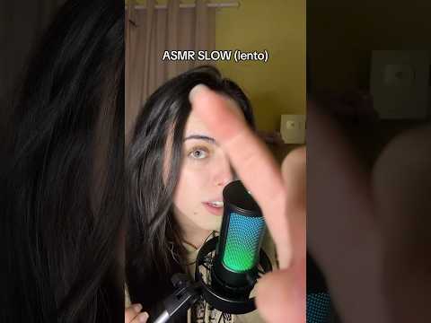ASMR- sons de boca fast vs slow #asmr #shorts