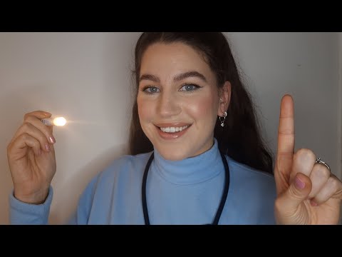 ASMR | Sleep Clinic | medical exam & trigger test