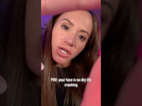 Helping Your Dry face #asmr