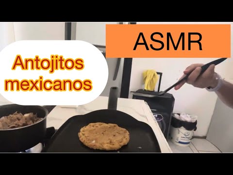 ASMR RECETA COCINA MEXICANA Y SALUDOS PROMETIDOS VOZ OFF MIGADAS Y BOCOLES 