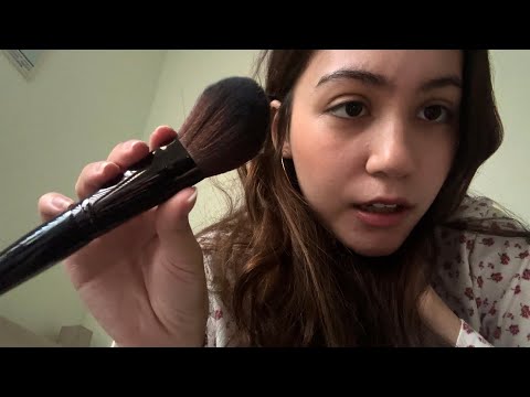 lofi ASMR 🌷🐰 (fast tapping, rambling, brushing)