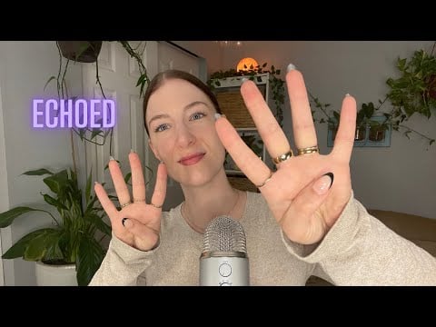 ASMR Echoed 📣 Tingly Breathing Exercises & Body Scan | Whispers, Visual Triggers & Meditation