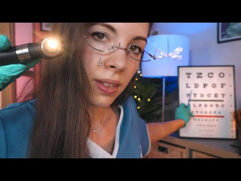 ASMR Full Body Medical Checkup (Ears, Eyes, Scalp, Limbs, Cranial Nerves)