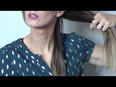 ASMR soft spoken hair braiding repetition