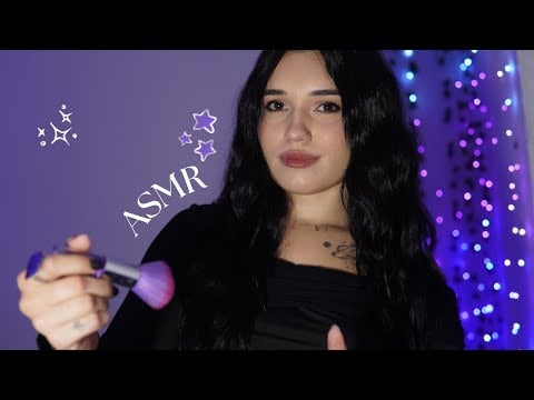 ASMR l CUIDANDO DE VOCÊ E FAZENDO SUA MAQUIAGEM -  "Caseirinho" e não intencional ✨