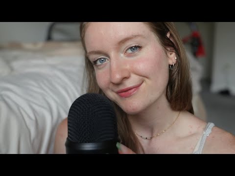 ASMR Close Up & Clicky Whisper Ramble (to help you destress)🪴🌞