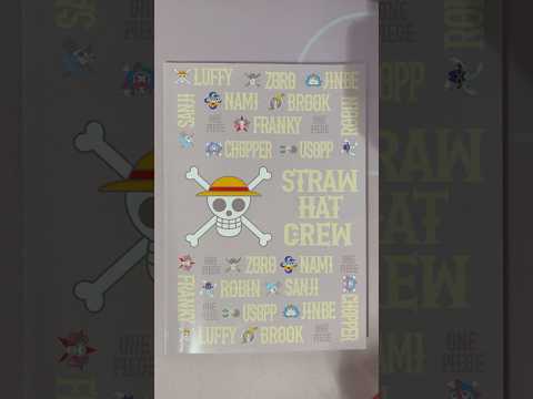 ASMR Tapping On A One Piece Notebook #ASMR #Shorts