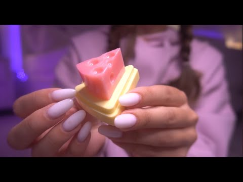 🧀ASMR Doing Your Makeup in 1 Minute #asmr #asmrsleep