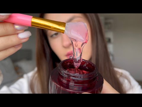 Asmr spa in 1 minute💫 facial skin care asmr ✨skin care in 1 min Asmr