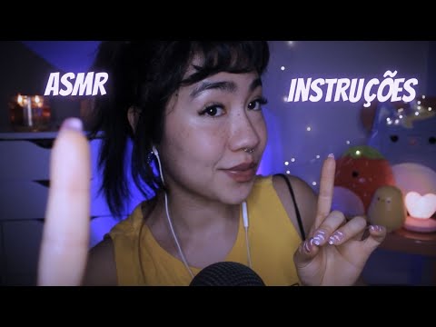 ASMR | Siga Minhas INSTRUÇÕES para um sono profundo