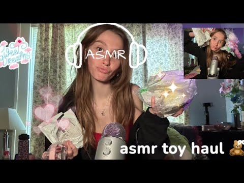 𐙚 PART TWO 🎧trying out new asmr toys 🧸ྀི (mouth sounds, squishy sounds, paper crinkles)