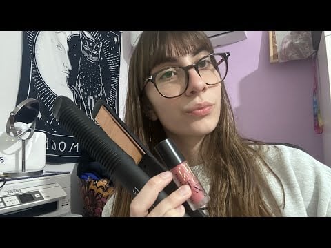 Silent Makeup & Hair Styling 💇‍♀️ | ASMR ITA
