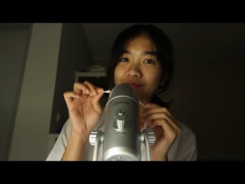 ASMR Cleaning ear 👂 ปั่น/เป่า/ลูบหูจนทำให้คุณนอนหลับ😴