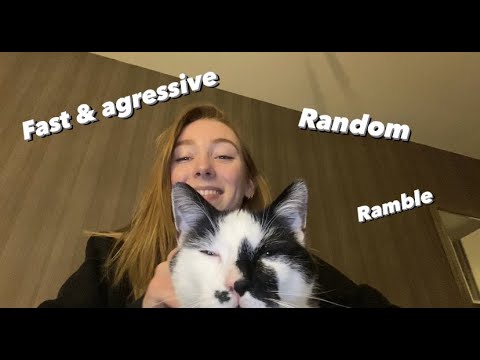 ASMR FAST & AGRESSIVE RANDOM RAMBLE