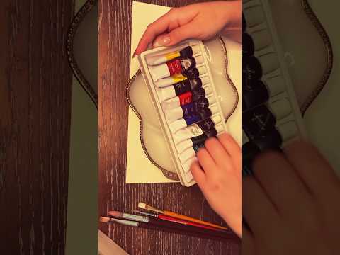 ASMR Paint with me! 🎨 #asmr #tinglesensation #relax #asmrsounds #short #asmrtriggers #asmrsounds