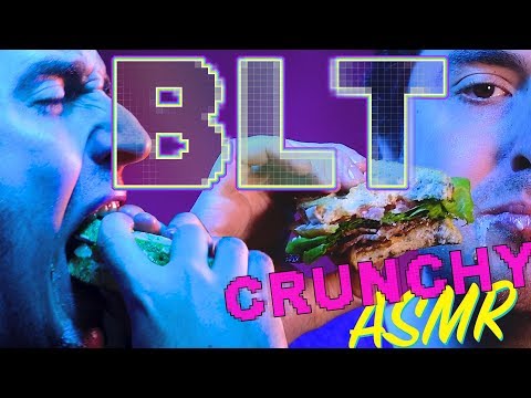 ASMR SUPER CRUNCH BLT Bacon Lettuce Tomato on Rosemary Sourdough Toast 먹방