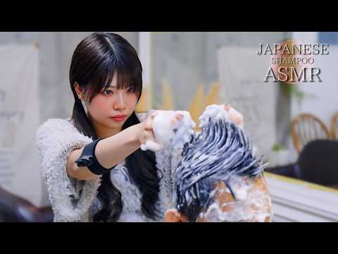 ASMR Japanese Shampoo：泡まみれスタンドシャンプー＆フェイスケアの癒し時間
