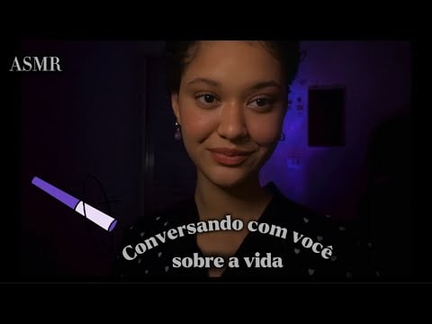 ASMR- Te fazendo companhia até você DORMIR (conversa, voz suave e afirmações positivas)