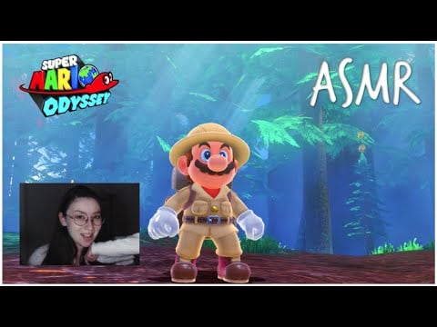 ASMR | Relaxing Adventures in the Wooded Kingdom 🌲 | Controller sounds! 🎮 [Super Mario Odyssey]
