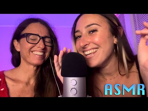 ASMR with my mom ♡ face brushing, hair play, personal attention, w/ random triggers 𓆩♡𓆪