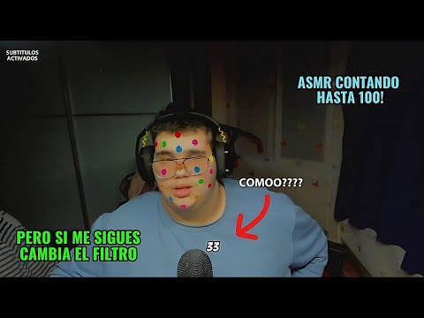 ASMR CONTANDO HASTA 100 | PERO SI ME SIGUES CAMBIA EL FILTRO💚