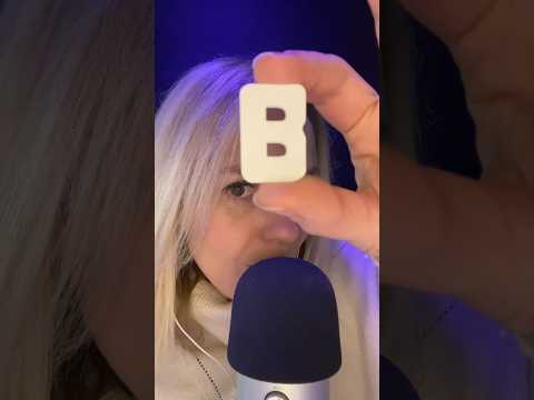ASMR FR / Mots déclencheurs avec la lettre B #asmrfr #asmr #shortsasmr