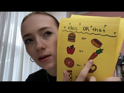 asmr asking you this or that questions❓