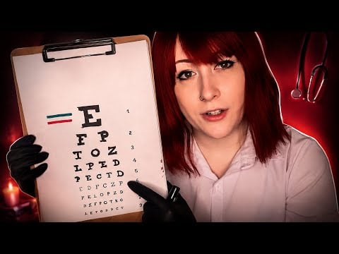 ASMR | Eye Sensitivity Exam | Bright Lights
