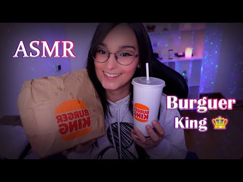 ASMR Comiendo Burguer King 👑