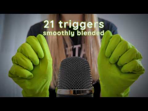 21 ASMR Triggers | Smoothly Blended Sounds (No Talking)