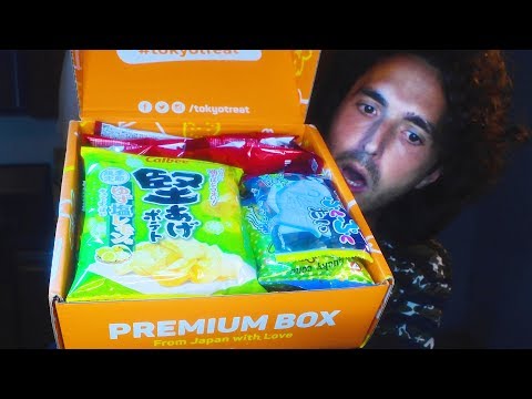 HUGE JAPANESE CANDY HAUL Taste Testing! TOKYO TREAT SNACK BOX | Mukbang | Nomnomsammieboy