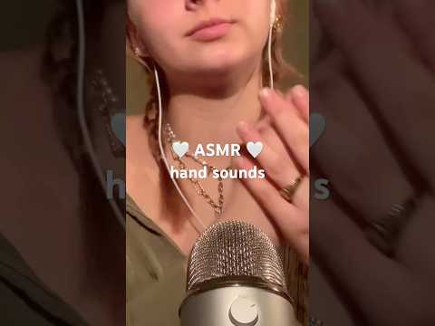 my new video is online, check it out:)🤍 #asmr #handsounds #relax