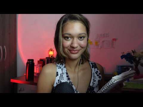 ASMR curiosidades sobre mim em uma noite chuvosa