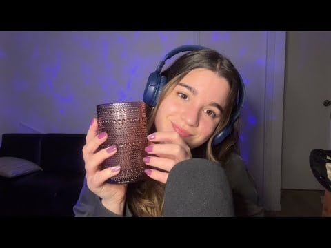 ASMR tapping y scratching en vidrio 🌷 