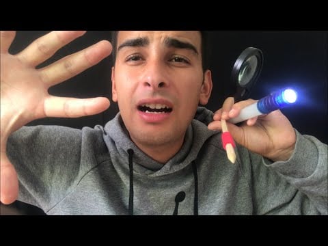 ASMR Examen des yeux Roleplay (Fast)