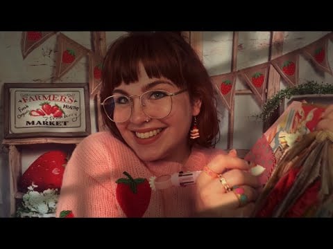 ASMR Autistic Interview 📝📌🍓(Neurodivergent friendly, tapping, tingly whispers)