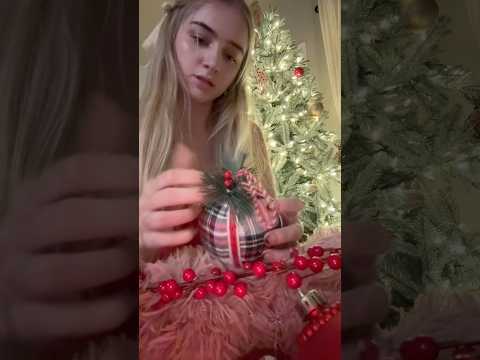 You’re the ornament this year. #asmr #asmrsounds
