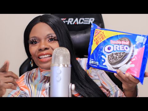 DOUBLE STUFF OREO ASMR EATING SOUNDS