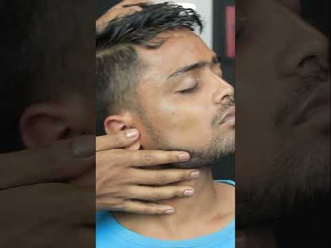 Fire Massage With Neck Cracking #shorts
