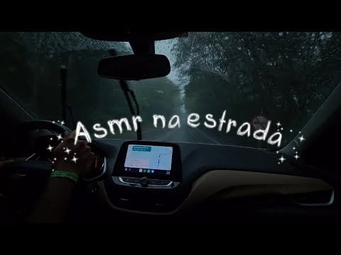 ASMR POV: Você está viajando com seu namorado em um dia de chuva (sons de carro + chuva) 🌧💜