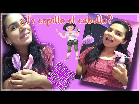 ASMR🥴 *CEPILLANDO CABELLO REAL PARA QUITAR EL INSOMNIO/ ANI ASMR