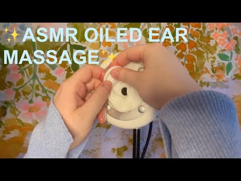 ASMR | Ear To Ear Oiled Massage - Lots Of Otoscope, Palpation, Soft Spoken, No Gloves