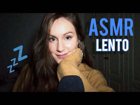 ASMR LENTO Y CALMADO🎧 HABLANDO MUY BAJITO Y CERCA🎙 (Tapping, mouth sounds..) asmr en español