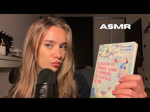 ASMR- Lecture chuchotée 📖 (ta deuxième vie commence quand tu comprends que tu n’en as qu’une) 
